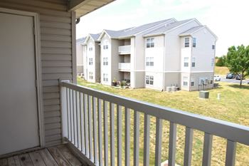 Nice views from your private balcony